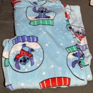 Stitch Christmas Holiday Fleece Pants Size XL NWT